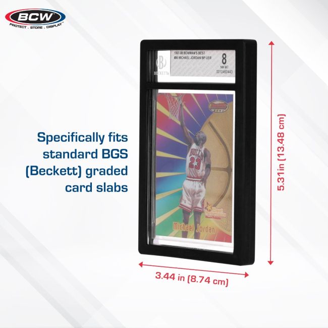 BGS Graded Card Slab Bumper Guard  Aluminum Protector For Beckett Slab  5  Colors Available