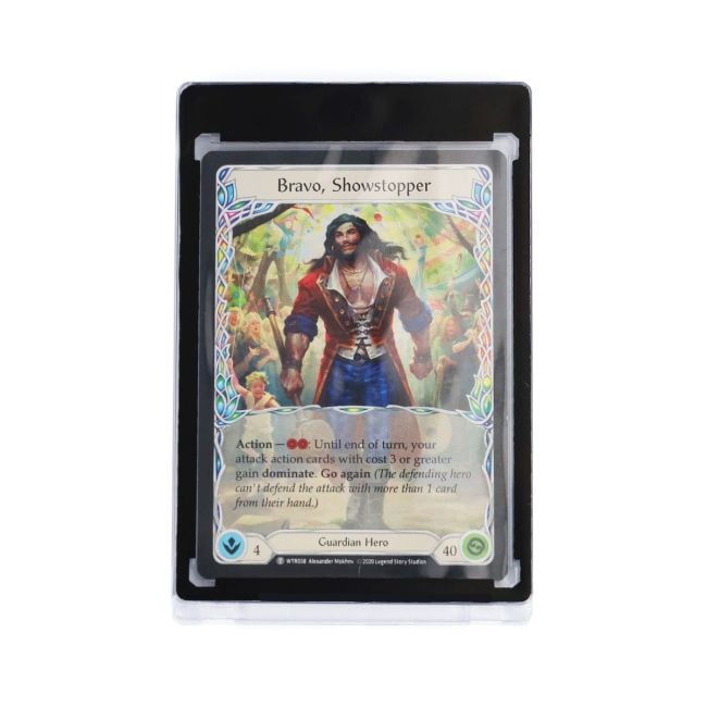 Magnetic Card Holder - 35 PT. - Black Border