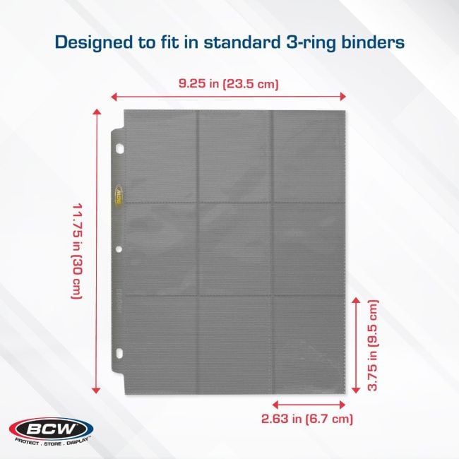 Side Loading 18-Pocket Pro Pages - Gray