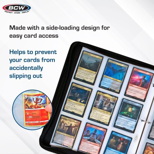 how to make a trading card binder SMYV 12 Pocket Trading Card Binder enhanced PU Cover Card Binder for 7 –  Toytooth