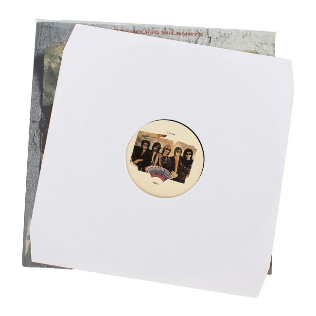 50 Pieces 7 Inch Vinyl Record Sleeves - White Paper Inner Sleeves For 45 RPM Album Protection