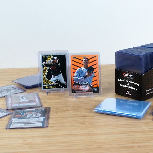 BCW 100 Count Card Sleeve and Toploader Combo Pack BCW 100 Count Card Sleeve and Toploader Combo Pack