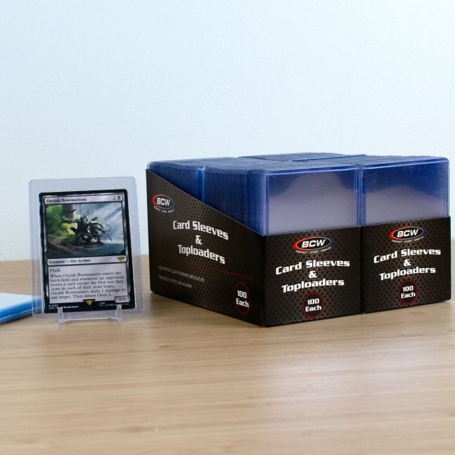 200 Count Card Sleeve and Toploader Combo Pack