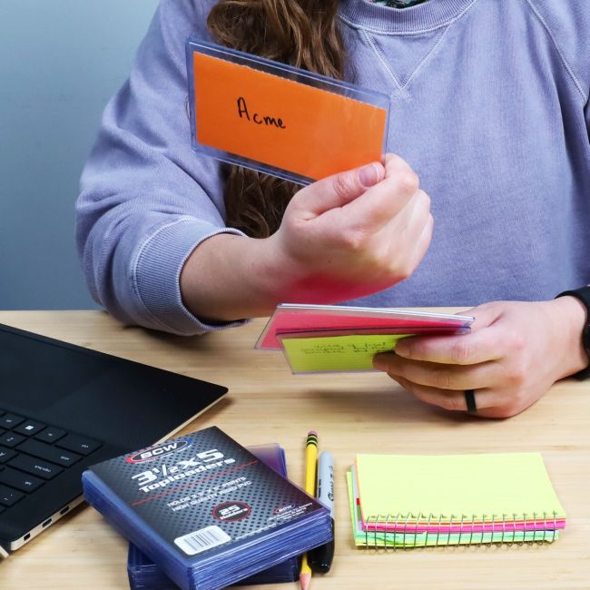 3.5x5 Cards | Shop Topload Holders for Trading Cards, Index Cards