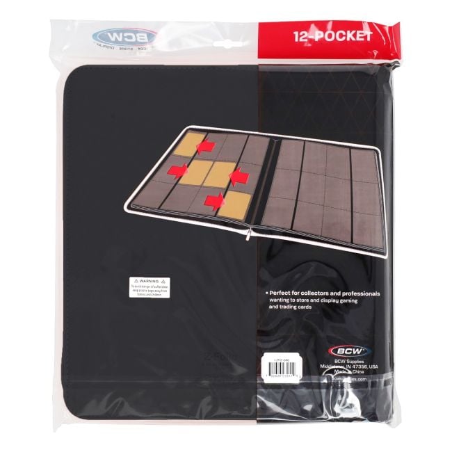Z-Folio 12-Pocket LX Album - Black