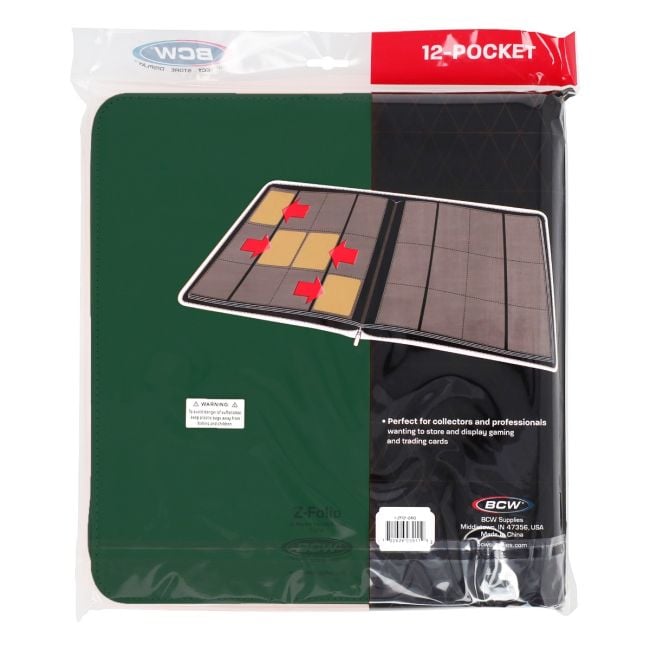 Z-Folio 12-Pocket LX Album - Green