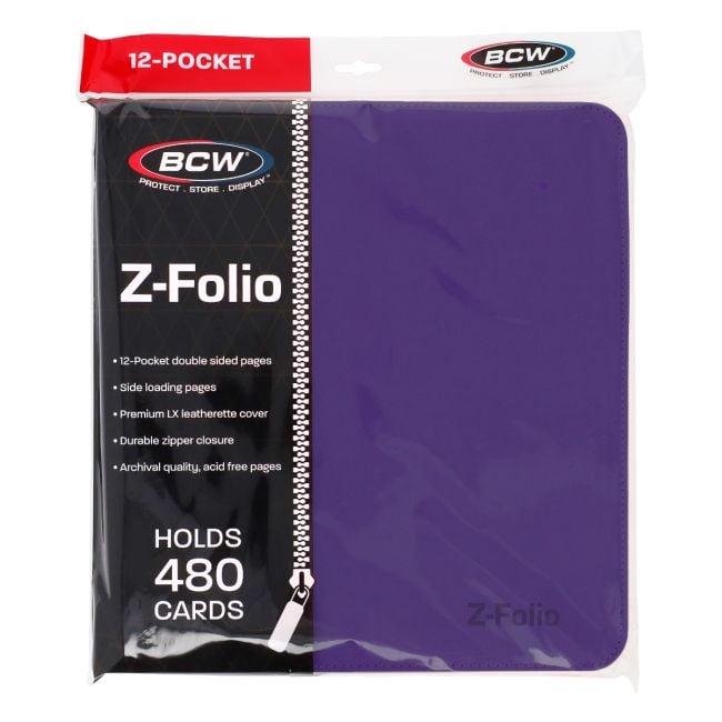 order NEW design♡ J7♡ Z-Folio 12-Pocket LX Album - Purple