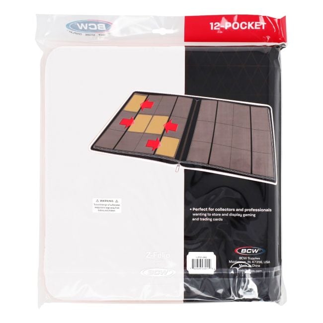 小物 white Z-Folio 12-Pocket LX Album - White