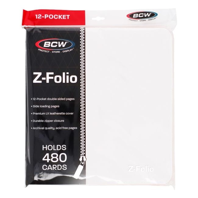 Z-Folio 12-Pocket LX Album - White