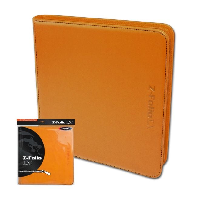 配送員設置 Z-Folio 12-Pocket LX Album - Orange ロボット