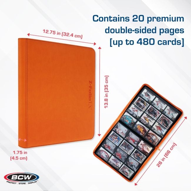 セール特価 LX 12-Pocket Z-Folio Album Orange - パンツ