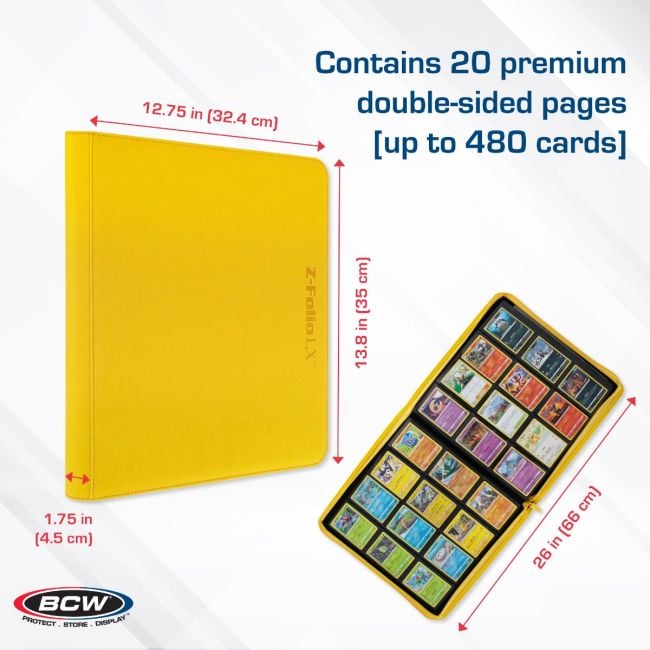 Z-Folio 12-Pocket LX Album - Yellow