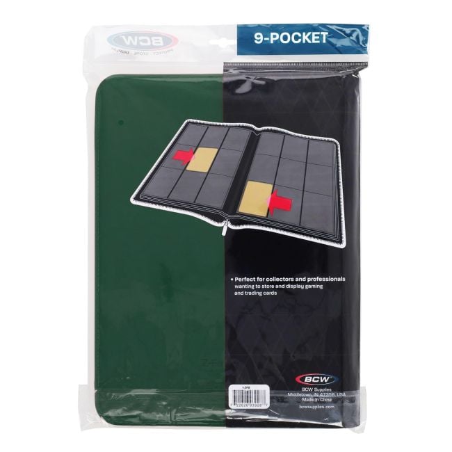 Z-Folio 9-Pocket LX Album - Green