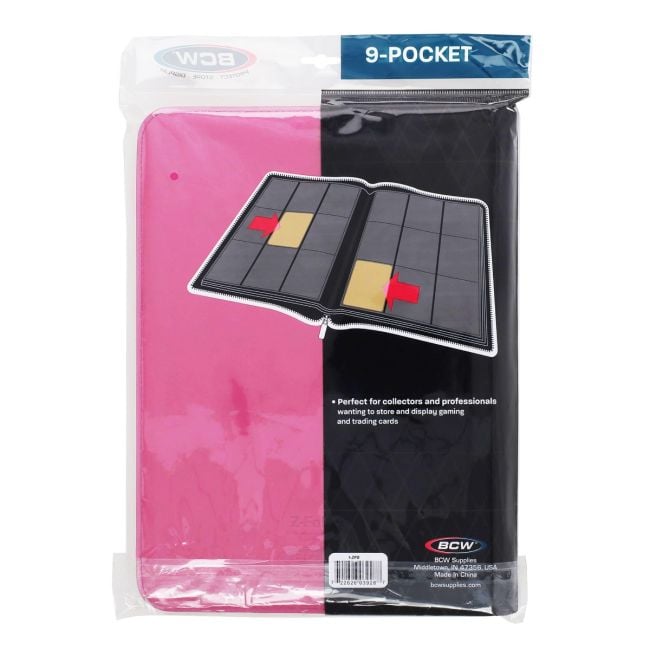 Z-Folio 9-Pocket Album - Pink