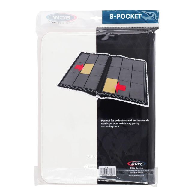 Z-Folio 9-Pocket LX Album - White