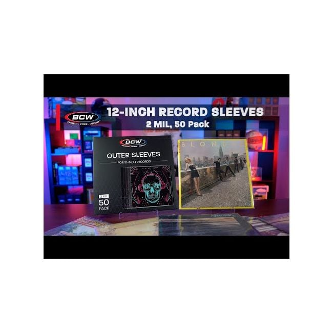 card record sleeves Amazon.com: Invest In Vinyl 100 Clear Plastic Protective LP Outer Sleeves 3  Mil. Vinyl Record Sleeves Album Covers 12.75