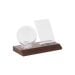 Woodbase Baseball and Card Holder