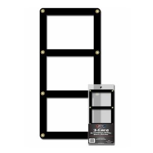BCW 9-Card Baseball Screwdown Holder With Black Border Frame