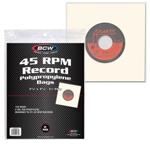 45 RPM Record Bags **LIMITED STOCK**