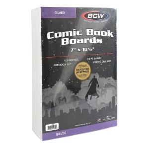 Silver Comic Backing Boards