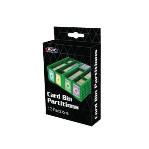 Collectible Card Bin Partitions - Green