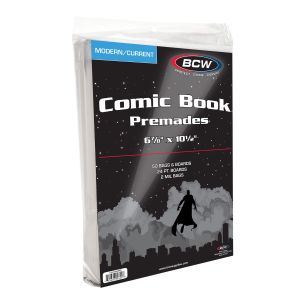 Collect Save Protect (CSP) Comic Book Bags – 100 Pack, No PVC, 6 7/8" X 10 1/2"