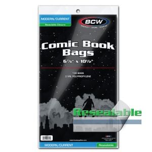 Resealable Current/Modern Comic Bags