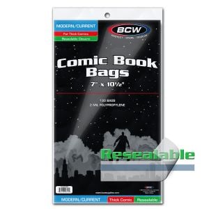 Resealable Current/Modern Comic Bags - Thick
