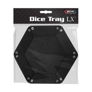 Hexagon Dice Tray- Black **LIMITED STOCK**