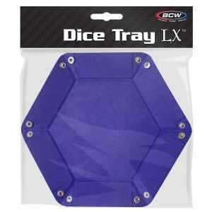 Hexagon Dice Tray- Blue **LIMITED STOCK**