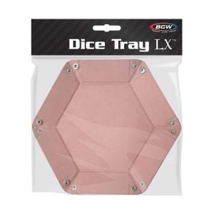 Hexagon Dice Tray- Pink **LIMITED STOCK**