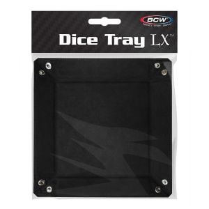 Square Dice Tray - Black **LIMITED STOCK**