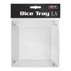 Square Dice Tray - White **LIMITED STOCK**