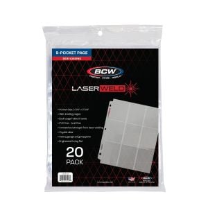LaserWeld Pages - 9 Pocket - Side Load - 20ct Pack