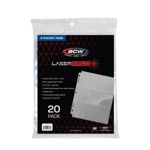 LaserWeld Pages - 9 Pocket - 20ct Pack  **LIMITED STOCK**
