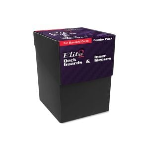 Combo Pack - Inner Sleeves and Elite2 Deck Guards-Black