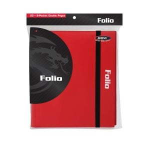 Folio 9-Pocket Album - Red