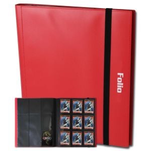 Folio 9-Pocket Album - Red