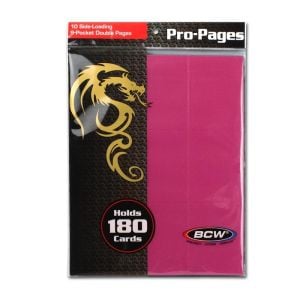 Side Loading 18-Pocket Pro Pages - Pink