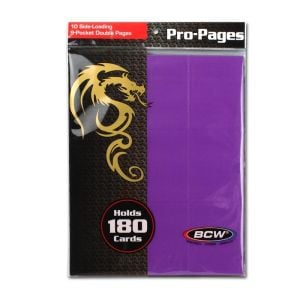 Side Loading 18-Pocket Pro Pages - Purple
