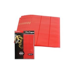 Side Loading 18-Pocket Pro Pages - Red