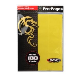 Side Loading 18-Pocket Pro Pages - Yellow