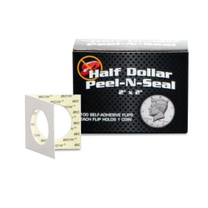 Peel-N-Seal Flips 2x2 - Adhesive - Half Dollar **LIMITED STOCK**