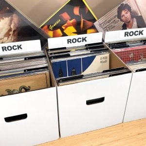 12-Inch Record Divider - Tall - White