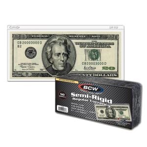 Semi-Rigid Currency Holder - Regular Bill **LIMITED STOCK**