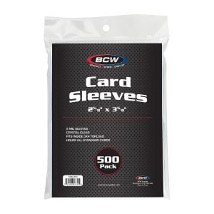 Standard Card Sleeves - 500 Pack