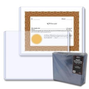 Stock Certificate Topload Holder **LIMITED STOCK**