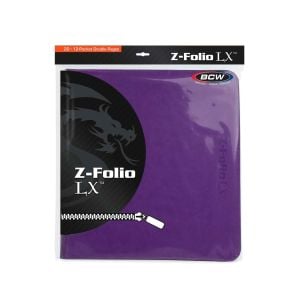Z-Folio 12-Pocket LX Album - Purple