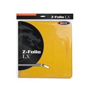 Z-Folio 12-Pocket LX Album - Yellow