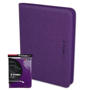 Z-Folio 9-Pocket LX Album - Purple